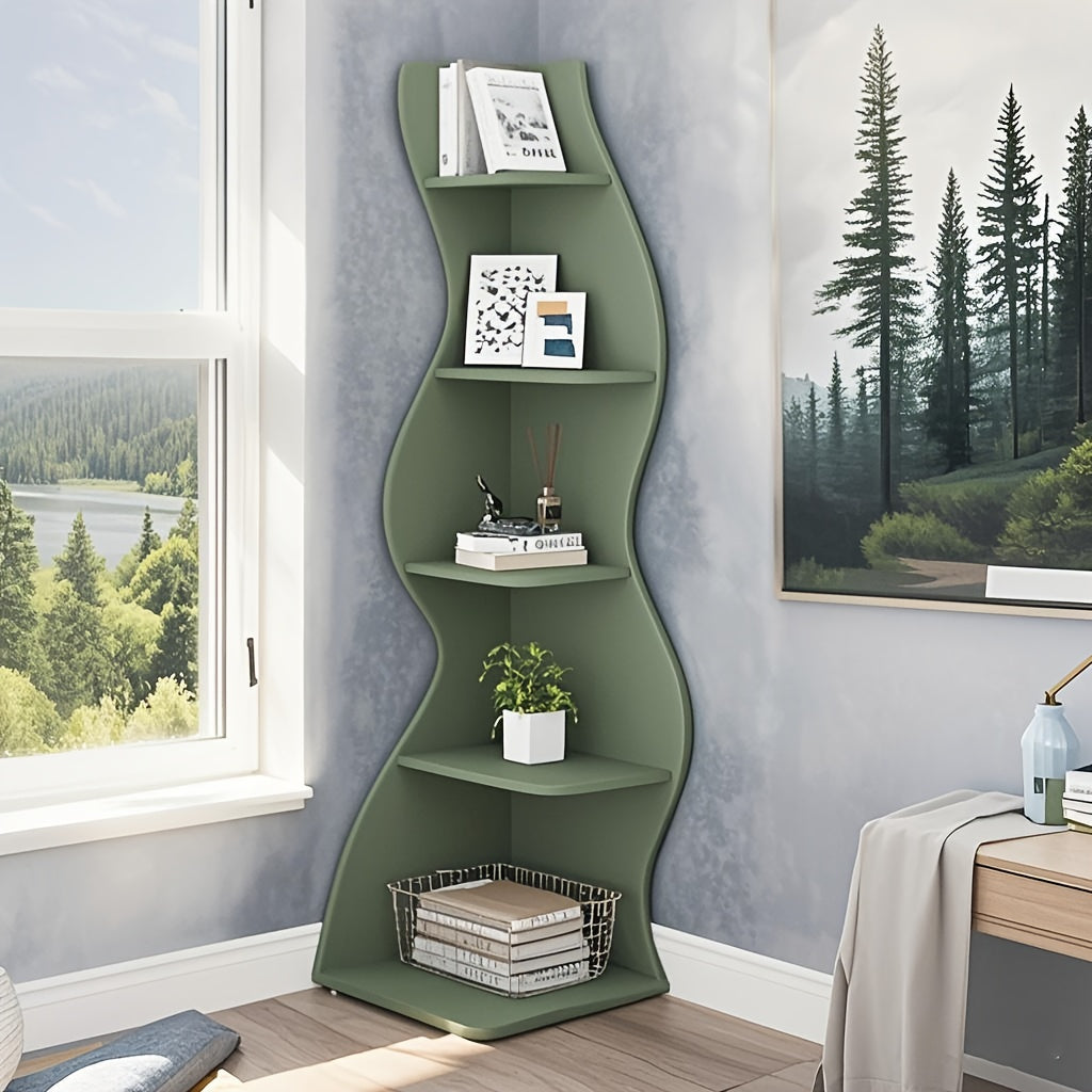 Corner Shelf shown in the Sage Green, 1pc option