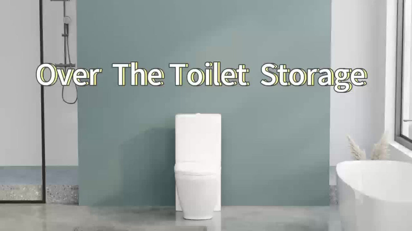 5-Tier Freestanding Over-the-Toilet Storage Organizer, Toilet Shelf Organizer detail image - detail view 11