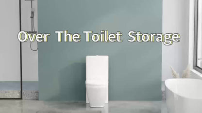 5-Tier Freestanding Over-the-Toilet Storage Organizer, Toilet Shelf Organizer detail image - detail view 11