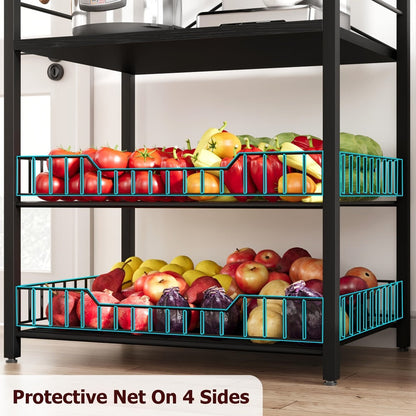5-Tier Kitchen Storage And Bakers Racks for Organized Everyday Storage detail image - detail view 10