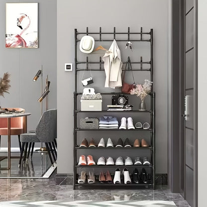 5-Tier Metal Shoe Racks And Entryway Organizers for Practical Everyday Home Use detail image - detail view 3