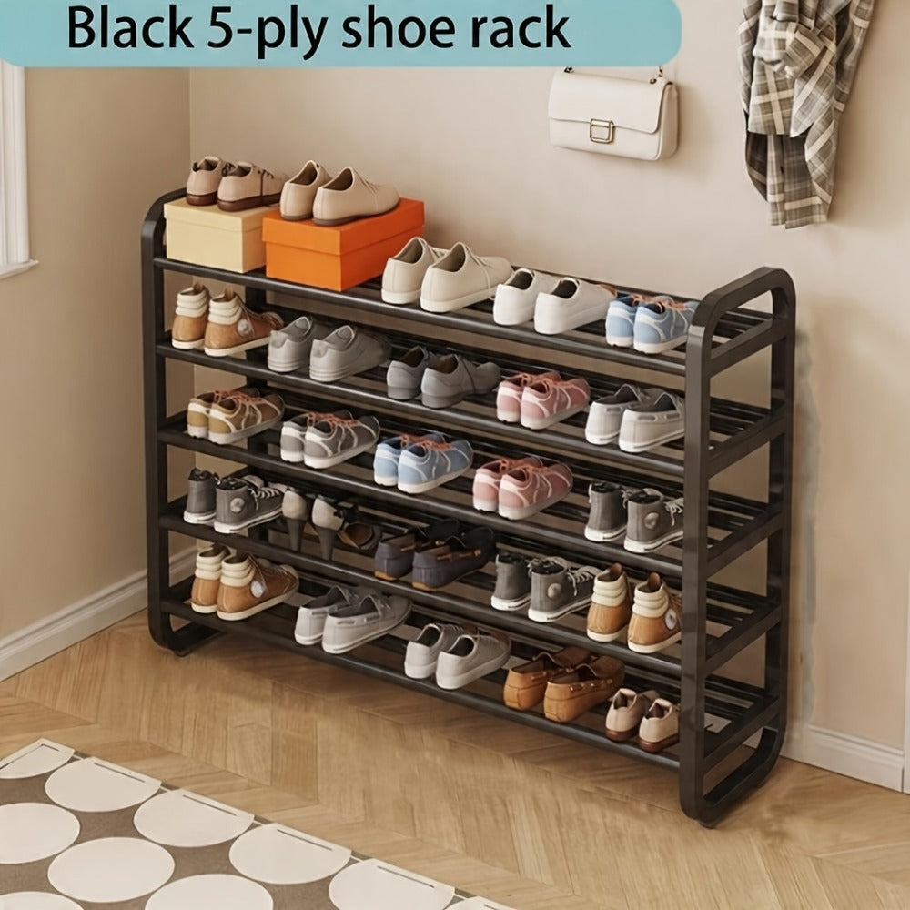 5-Tier Space-Saving Shoe Rack, Entryway Shoe Organizer for Organized Everyday Storage detail image