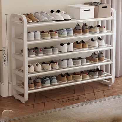 5-Tier Space-Saving Shoe Rack, Entryway Shoe Organizer for Organized Everyday Storage detail image - detail view 3