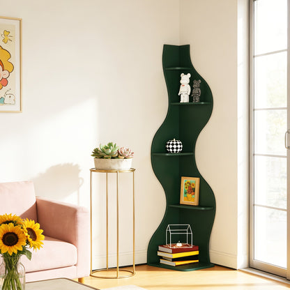 Bookshelf shown in the Green option