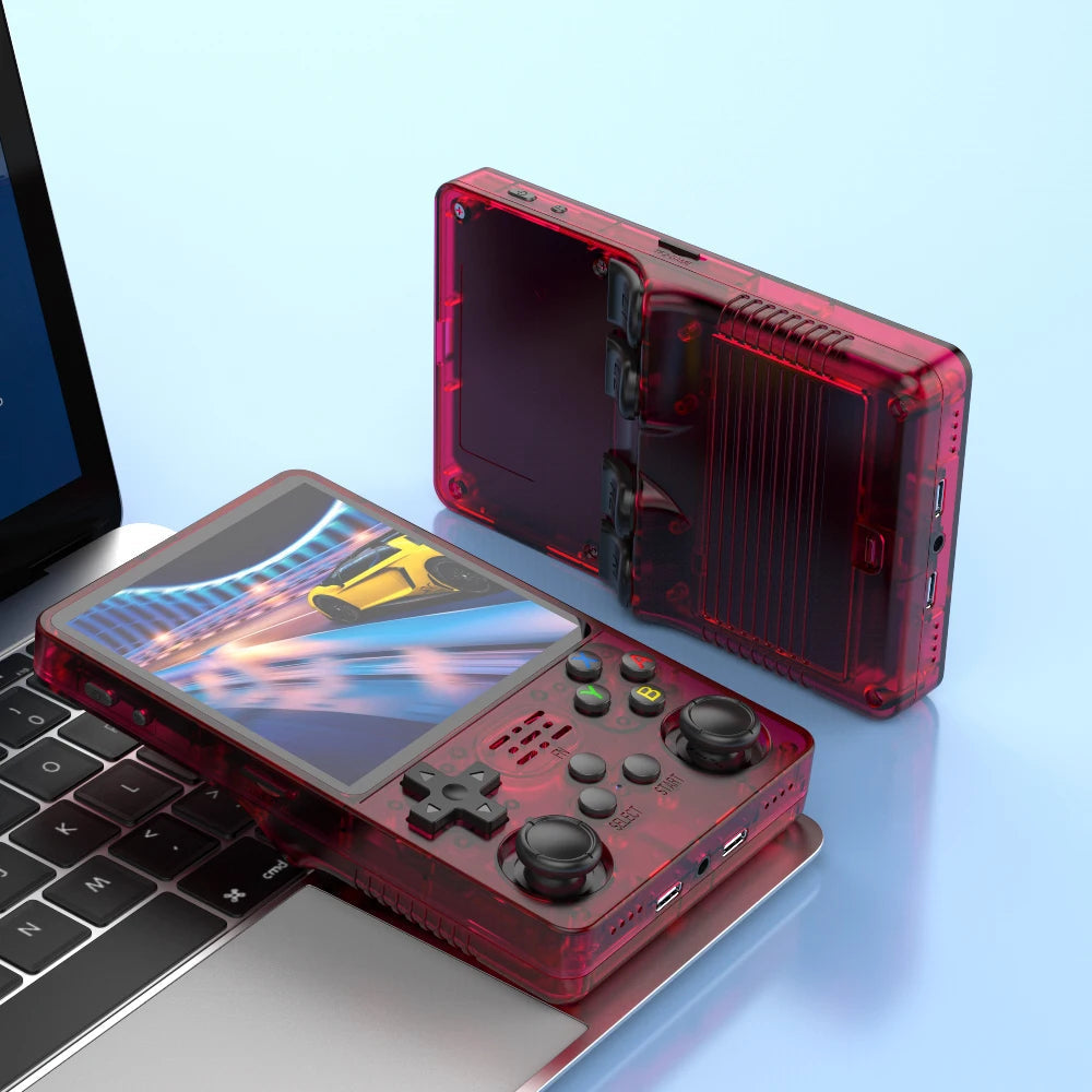 Handheld Game Console R36S Plus with 4.0-Inch IPS, 720x720 resolution, 64GB or 128GB Options, Linux