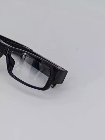 1080p HD Video Glasses 65° Wide Angle - One-Button Sports Camera Glasses, Wearable Body Cam, 120-Min Battery, 32GB & 64GB Options, Driving Cycling Meeting Recording