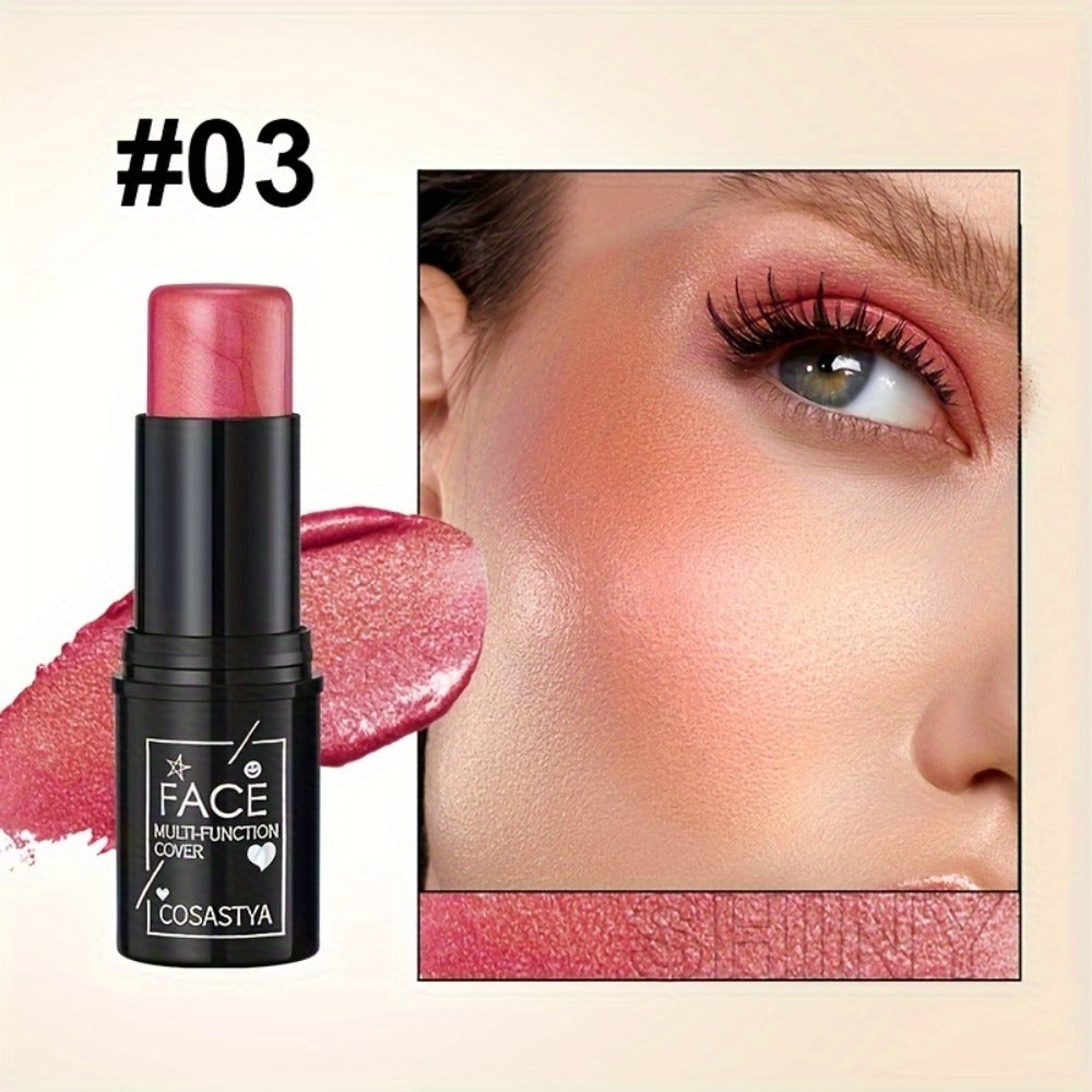 Six-Piece Cream Makeup Stick Set with Visible Pink and Brown Tones in the Exact 6 Pieces Option