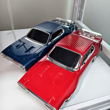 Portable Bluetooth Speaker Car-Shaped Model with TWS, USB, FM, TF, AUX and Seven Retained Color Packs
