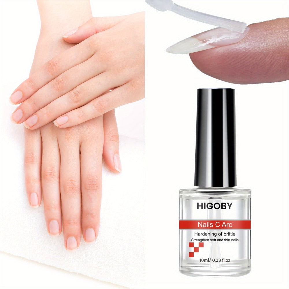 Nail Hardener Keratin 3-Day Quick-Drying Strengthening Treatment – Glossy Finish Alcohol-Free Formula Moisturizes & Fortifies Brittle Peeling Nails, Liquid Nail Strengthener for Women