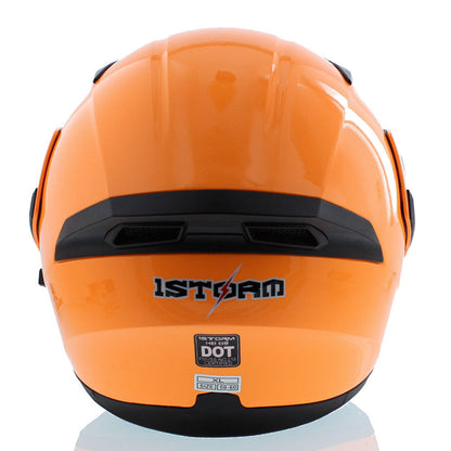 Motorcycle Modular Full Face Helmet Flip Up Dual Visor Inner Smoked Shield Lightweight Aerodynamic Thermoplastic Shell Removable Washable Interior for Men Women, Multiple Colors S M L XL