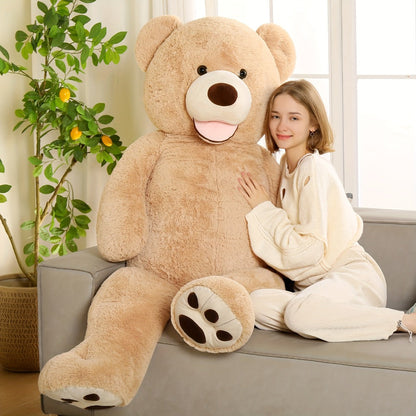 Giant Teddy Bear Plush 5ft Life Size – Huge Stuffed Animal for Girlfriend Boyfriend, Large Big Teddy Bear Gift for Valentines Anniversary Birthday Lover