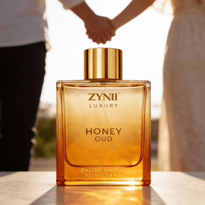 Women's Perfume Honey Oud Amber Collection with Four Floral, Fruit, Citrus and Musk Spray Options