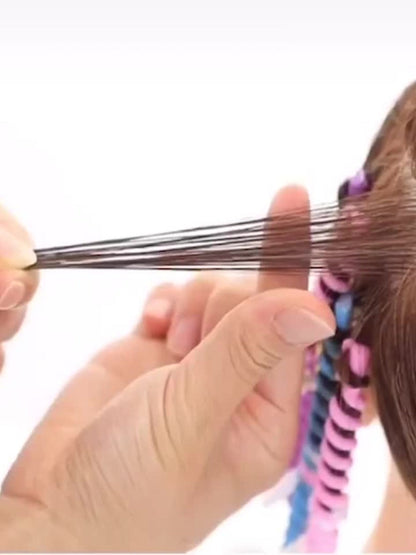 Spiral Hair Curling Rod Set in Small, Medium or Large Options with 39- and 42-Piece Counts
