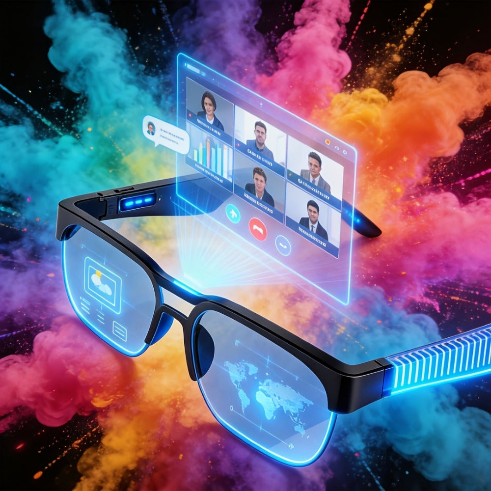 Smart Glasses HiFi Audio Sunglasses with Real-Time Translation, Bluetooth Calls and Five Glasses or Headphone Bundle Options