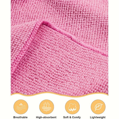 Women's Bath Wrap in Orange, Yellow, Pink or Green Checkout Colors with Adjustable Closure Detail