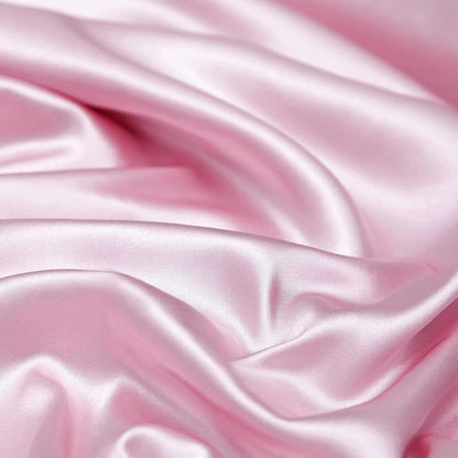 Bed Sheet Set 4-Piece Satin with 35–39 cm Deep Pocket, Machine-Washable Care and Seven Colors