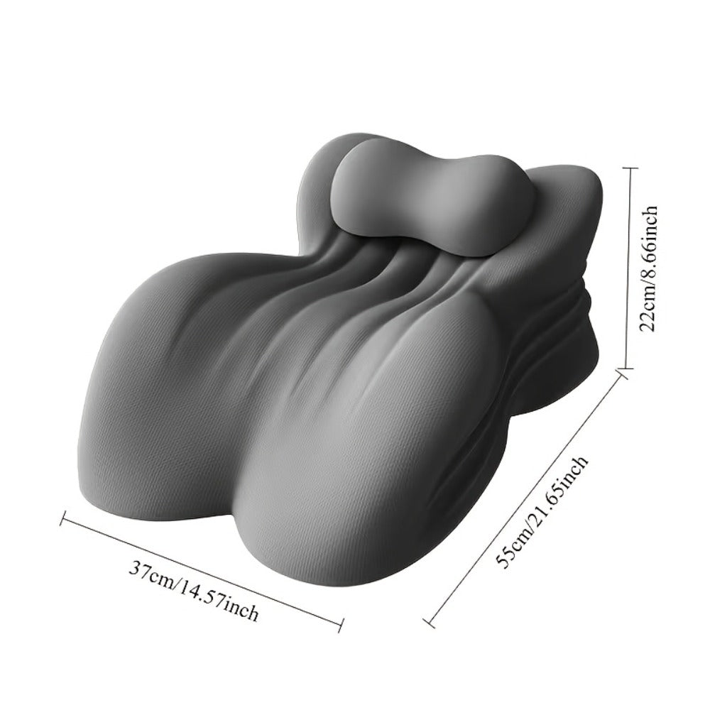 Wedge Pillow Memory Foam – Ergonomic Cervical & Lumbar Support for Stomach, Side & Back Sleepers | Breathable Removable Washable Cover, Multi-Use for Sleep, Office & Reading, Great Gift for Couples