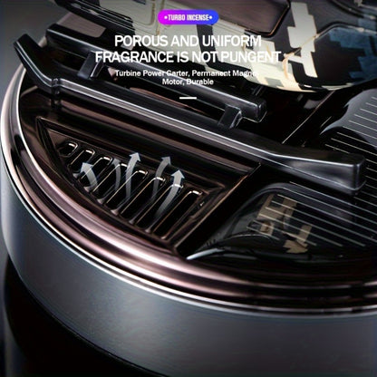 Car Air Freshener Solar Helicopter Dashboard Diffuser with Refillable Chamber and Three Color Options