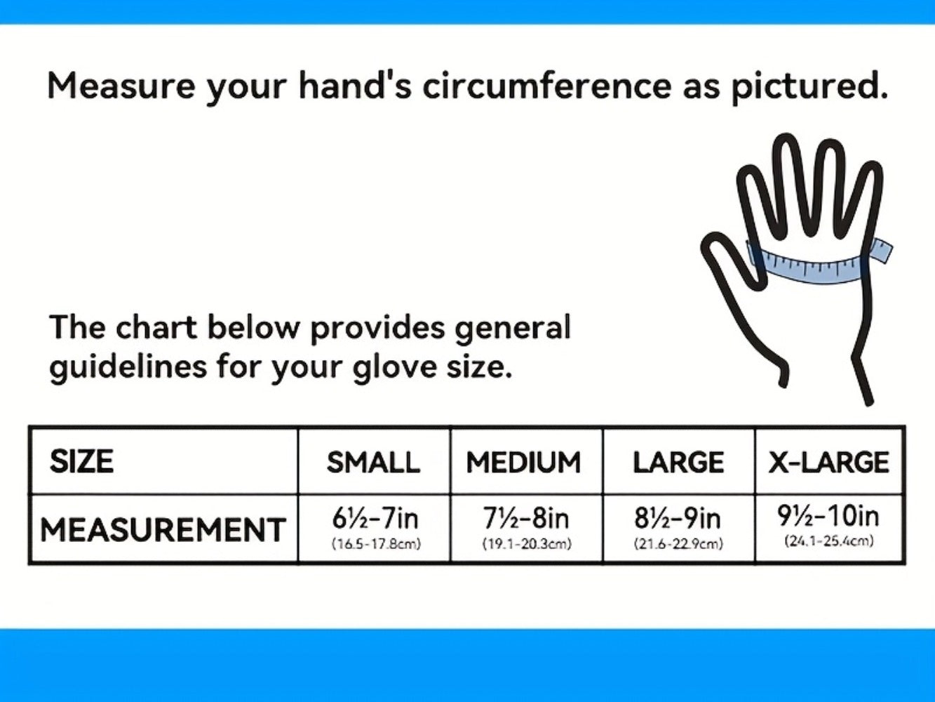 KLIZZA Blue Nitrile Disposable Gloves in 1000-Count Ten-Box Cases with Four Size Options from S to XL