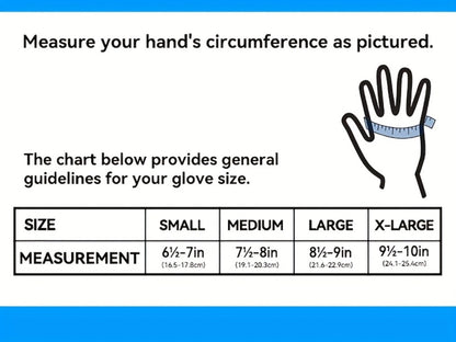 KLIZZA Blue Nitrile Disposable Gloves in 1000-Count Ten-Box Cases with Four Size Options from S to XL