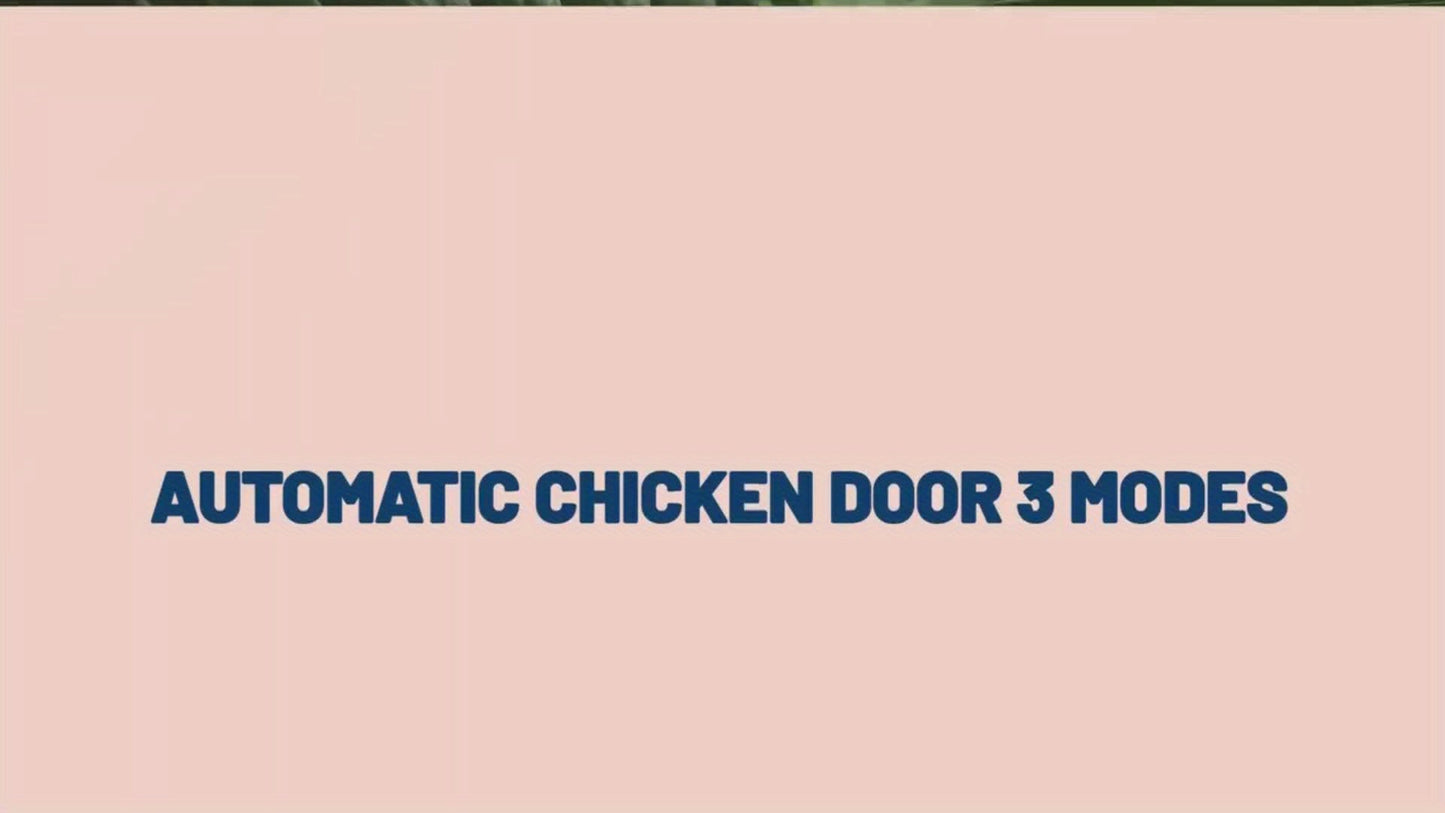 Automatic Chicken Coop Door | Timer Light Sensor Anti-Pinch Auto Open