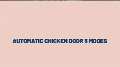 Automatic Chicken Coop Door | Timer Light Sensor Anti-Pinch Auto Open