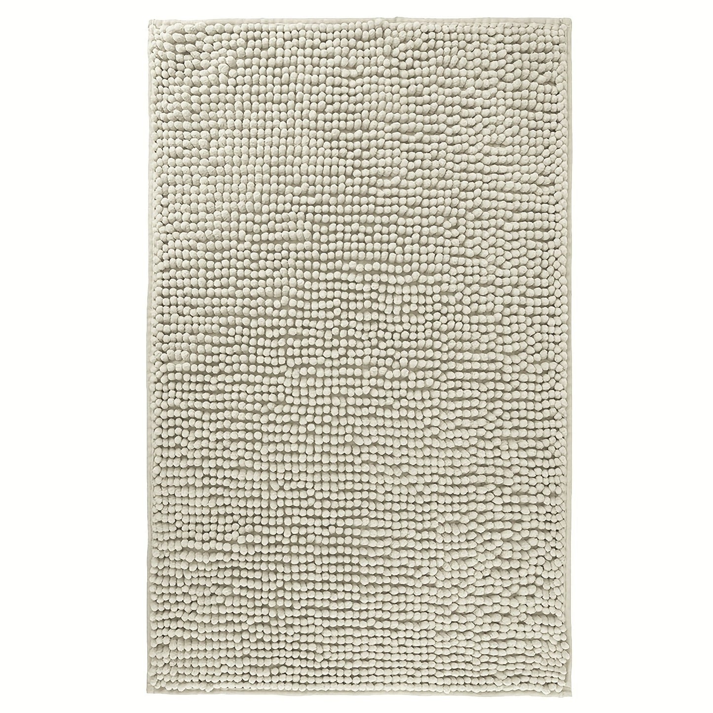 Chenille Bath Rug Extra Thick Soft Absorbent Non-Slip Bathroom Mat Machine Washable, Multiple Sizes & Colors