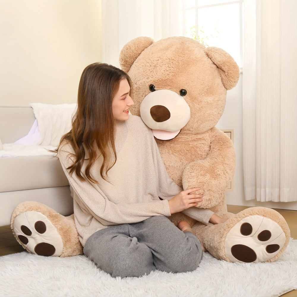 Giant Teddy Bear Plush 5ft Life Size – Huge Stuffed Animal for Girlfriend Boyfriend, Large Big Teddy Bear Gift for Valentines Anniversary Birthday Lover