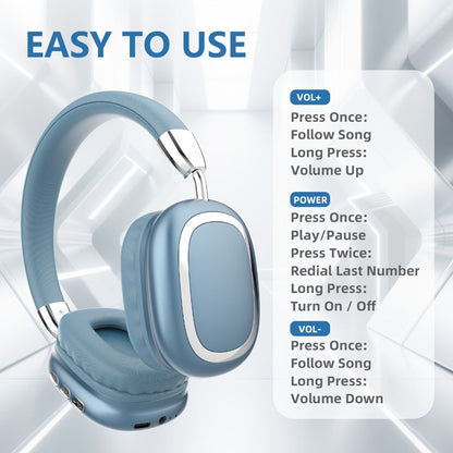 B35 Over-Ear Headphones with Bluetooth 5.3, 40mm Drivers, 90-Degree Rotating Earcups and Five Color or Storage Sets