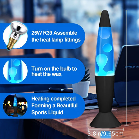 Lava Lamp 14 Inch Liquid Motion Lamp Relaxing Night Light Home Decor for Living Room Bedroom Office Adults Teens Magma Lamp Multiple Color Combinations