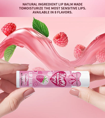 Glossy Tinted Lip Balm Set 20 PCS Gift Box – Moisturizing Long-Lasting Hydration Replenishing Lip Care for Dry Sensitive Lips Women Birthday Valentine's Day Mother's Day Holiday Gift