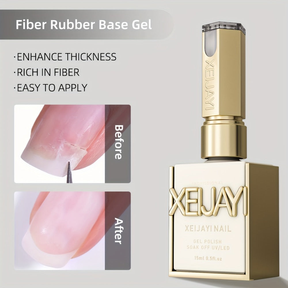 Fiber Nail Glue 3pcs Set, Quick Dry Fiberglass Reinforced Adhesive for Nail Tips Extension, Broken Nail &
