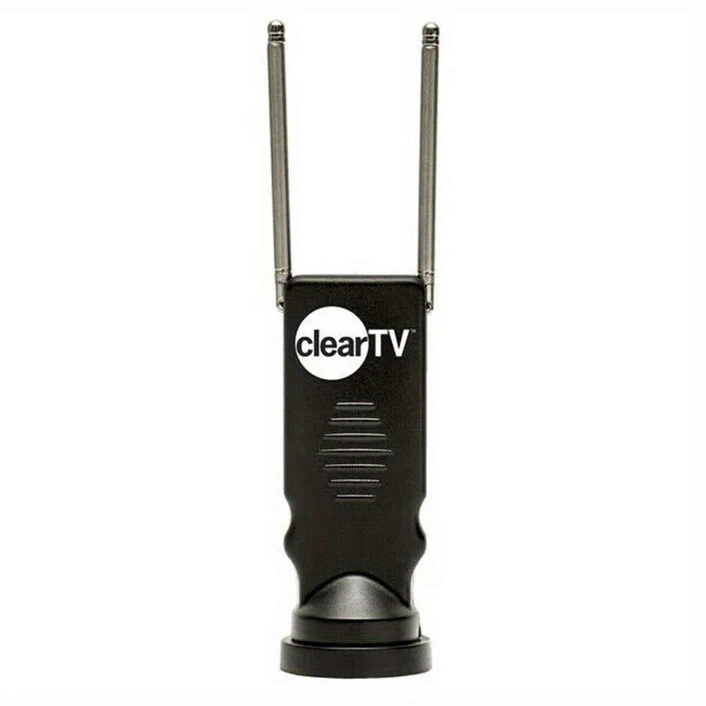 ClearTV TV Antenna with Dual Telescoping Rods, 4.9-Foot Coaxial Lead and Behind-Screen Mounting