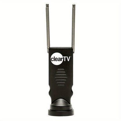 ClearTV TV Antenna with Dual Telescoping Rods, 4.9-Foot Coaxial Lead and Behind-Screen Mounting