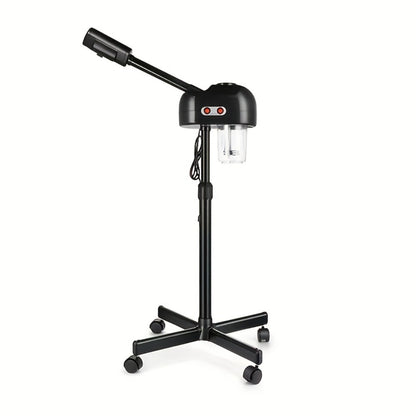 Hot Ozone Standing Facial Steamer on Wheels – Professional Esthetician Steamer for Salon Spa, Mist Face Steamer Skin Care Machine