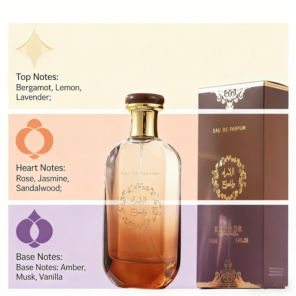 Arabian Cologne Spray 3.04 oz for Men — Desert Knight Luxury Oriental Fragrance | Long-Lasting Oud & Amber Scent for Dating, Travel & Gift