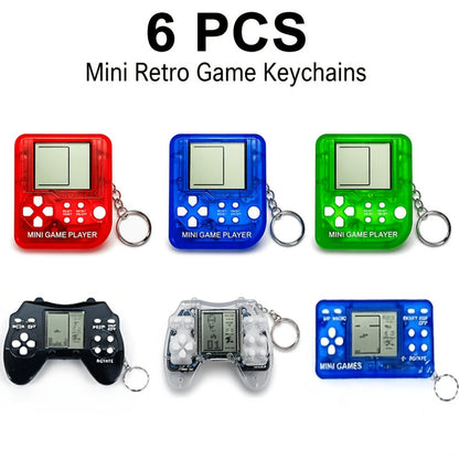 Party Favors Mini Gaming-Controller Keychains in 6-, 12- or 24-Piece Random-Color Packs for Celebrations