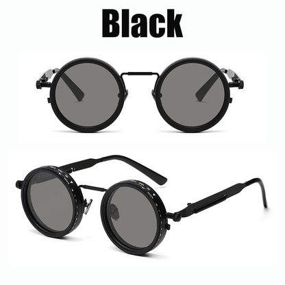 Sunglasses for Men - Steampunk Rotating Lens Glasses - Adjustable ND Mechanical Style Frame for - product detail view 20