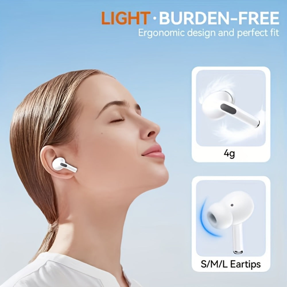 Wireless Earbuds 3-in-1 Standard, Translation or Screen Models with HD Calls and Charging Case