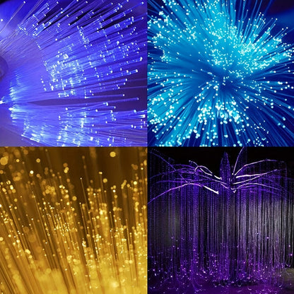 Fiber Optic Star Ceiling Light Kit 1000pcs, 0.5mm x 78.74" RGBW Car Roof Headliner Starlight Kit with App & 24-Key Remote Control, Color Changing Twinkle Lights for Car Interior Home Theater Bedroom