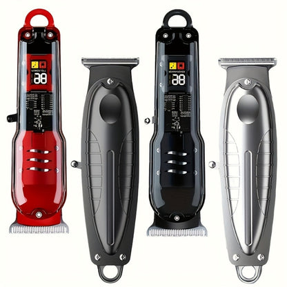 Hair Clipper Kit for Men Cordless USB Rechargeable LCD Screen Beard Trimmer Hair Cutting Set Professional Home Salon Grooming Kit Father's Day Gift