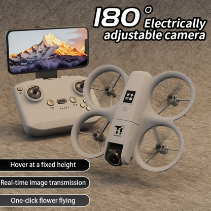4K RC Airplane Auto Hover Dual Batteries Optical Flow WiFi FPV Camera One-Key Return Roll Anti-Shock Anti-Collision | Remote Control Plane for Kids Adults Beginners | Birthday Christmas Gift