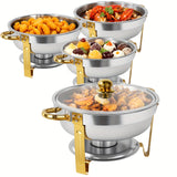 4 pcs with glass lid