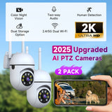 2Pcs Upgrade 5G AI Cameras