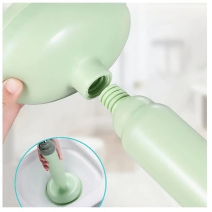 Flexible High-Pressure Drain Pipe Clog Remover - Manual Toilet Plunger & Pipe Dredging Tool