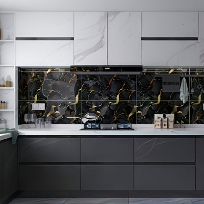 11.8 x 23.6-Inch Marble-Pattern Foam Wall Panels in 50- or 100-Piece Color and Count Options