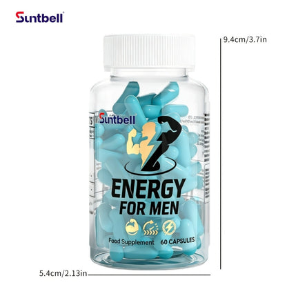 Dietary Supplement Men’s Capsules with Horny Goat Weed, Tongkat Ali, Maca and L-Citrulline, 60 Count