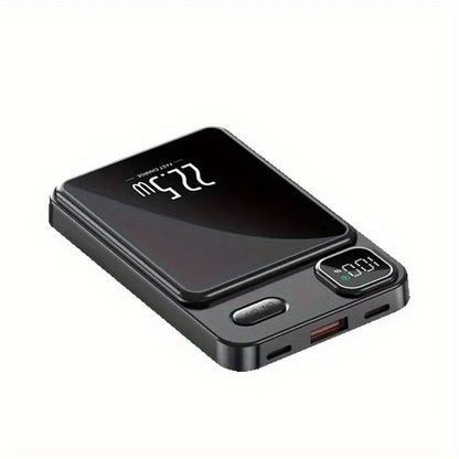 Magnetic Wireless Power Bank 38880mAh 22.5W Fast Charging with Digital Display for iPhone 17 16 15 14 13 12 Pro Max Plus Android – Portable MagSafe-Compatible Outdoor Battery Pack TSA Approved