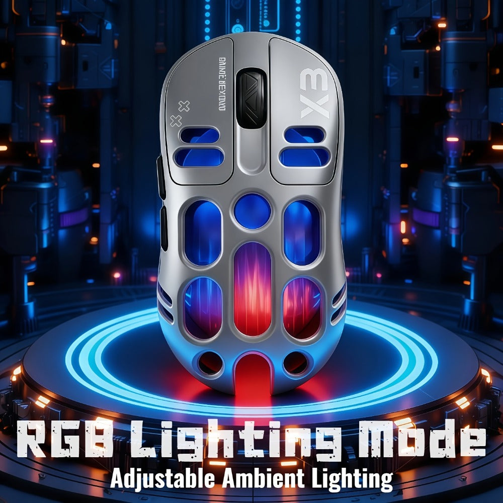 Bluetooth 5.0 2.4G Dual Mode Wireless RGB Gaming Mouse Silent 6 Button USB-C Rechargeable for an Everyday Personal Care Routine