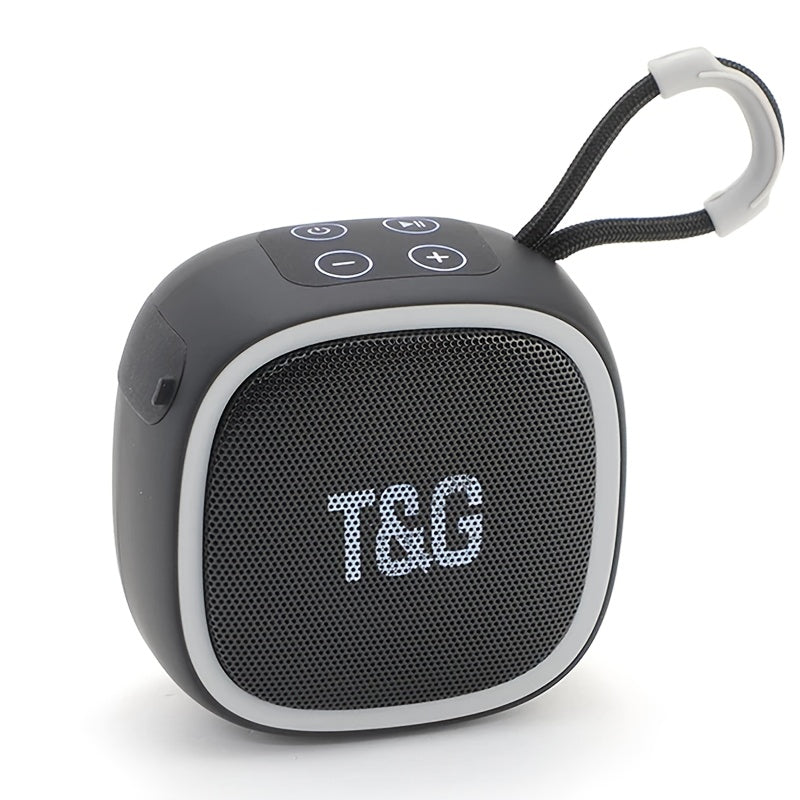T&G TG659 Mini Bluetooth Speaker IPX4 Waterproof 3W Loud Sound Type-C Rechargeable Wireless Speaker for Pool Party Beach Camping Travel Compatible with Smartphones Tablets TV